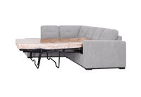DIAMOND FABRIC - Corner LHF Chaise with Sofa Bed DIAMOND FABRIC