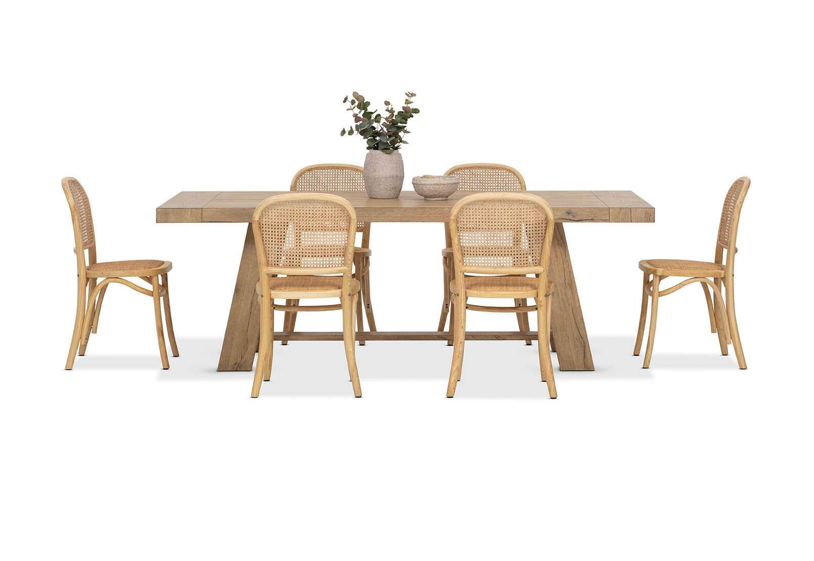 MALIK - 7 Piece Dining Suite with Toulouse Dining Chairs MALIK