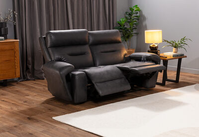 HOLLYWOOD FABRIC - Media 2 Seater with Electric Recliners