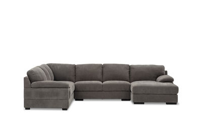 CANDACE FABRIC - 6 Seater Corner RHF Chaise