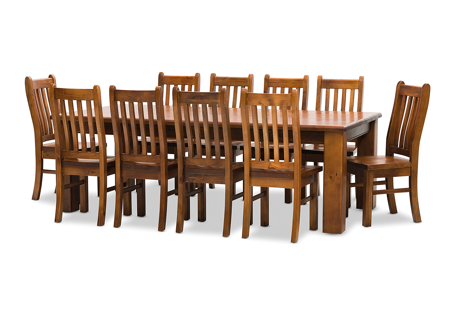 RUSTIC SETTLER 11 Piece Dining Suite