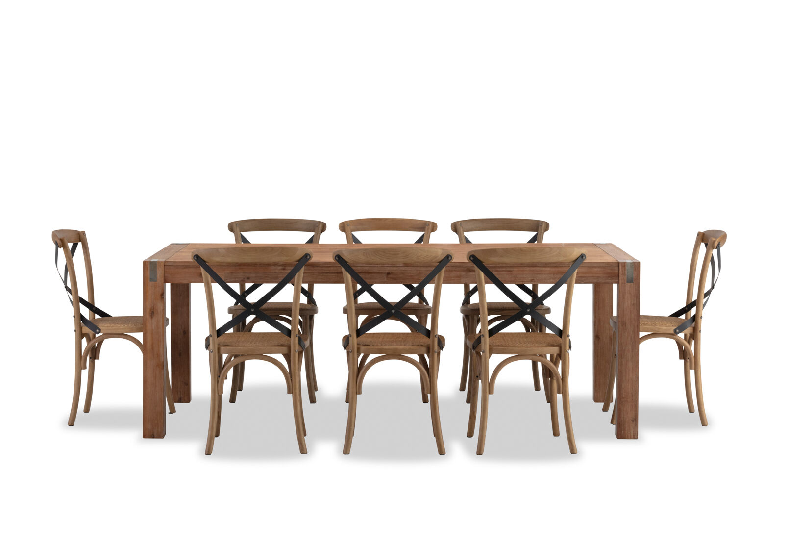 SILVERWOOD - 9 Piece Suite with Avantee Chairs SILVERWOOD