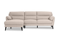 LYDIA LEATHER - 3 Seater LHF Chaise LYDIA LEATHER