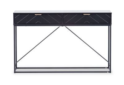 HARDING - Black Sofa Table