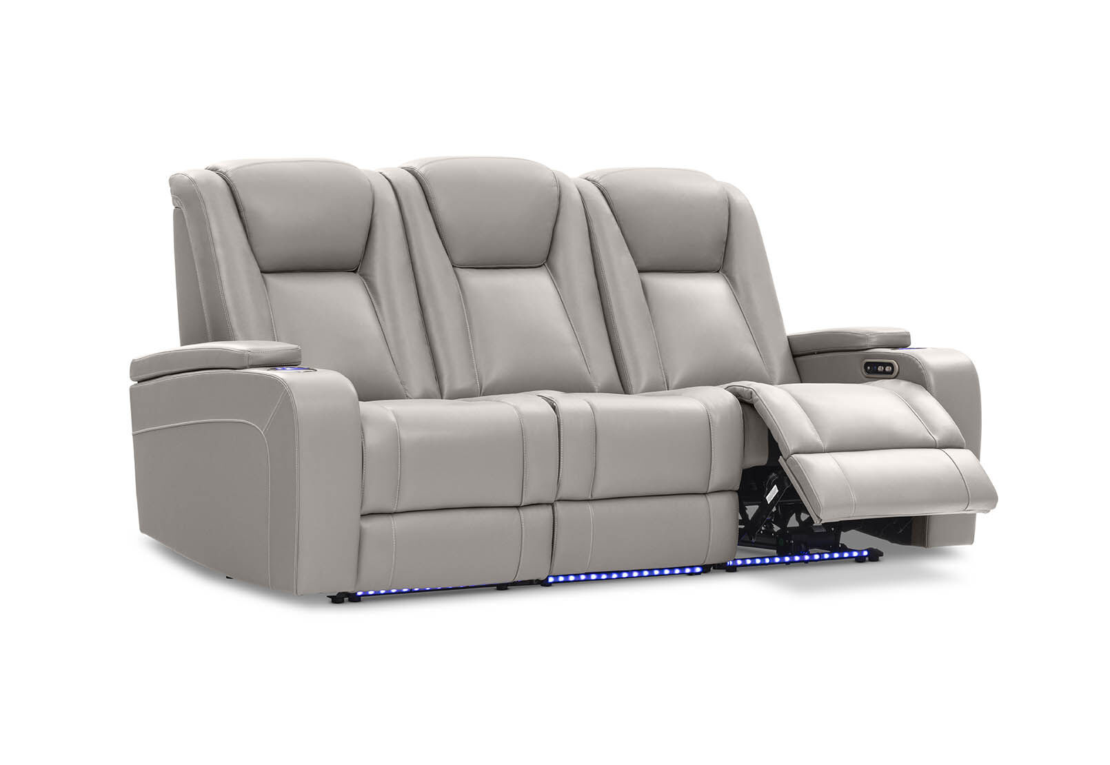 SENTINAL MK2 LEATHER - 3 Seater with 2 Electric Recliners SENTINAL MK2 LEATHER
