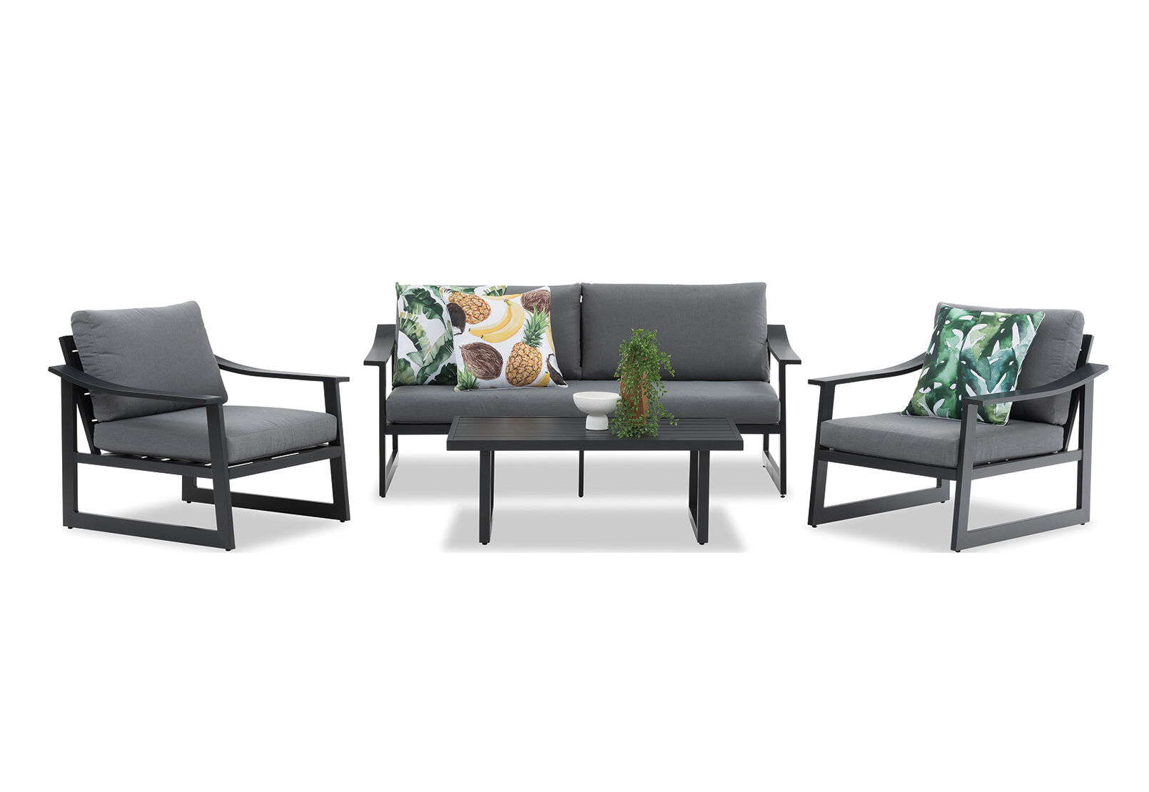 ZARIAH - 4 Piece Outdoor Lounge Setting ZARIAH
