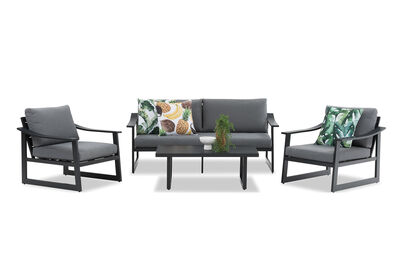 ZARIAH - 4 Piece Outdoor Lounge Setting