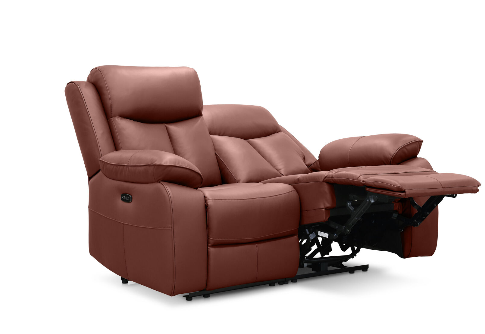 DACIA LEATHER - 2 Seater Sofa with inbuilt Electric Recliners DACIA LEATHER