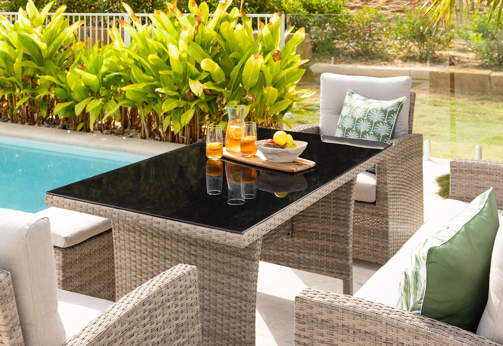 BARBOSA - 6 Piece Outdoor Lounge Dining Setting BARBOSA