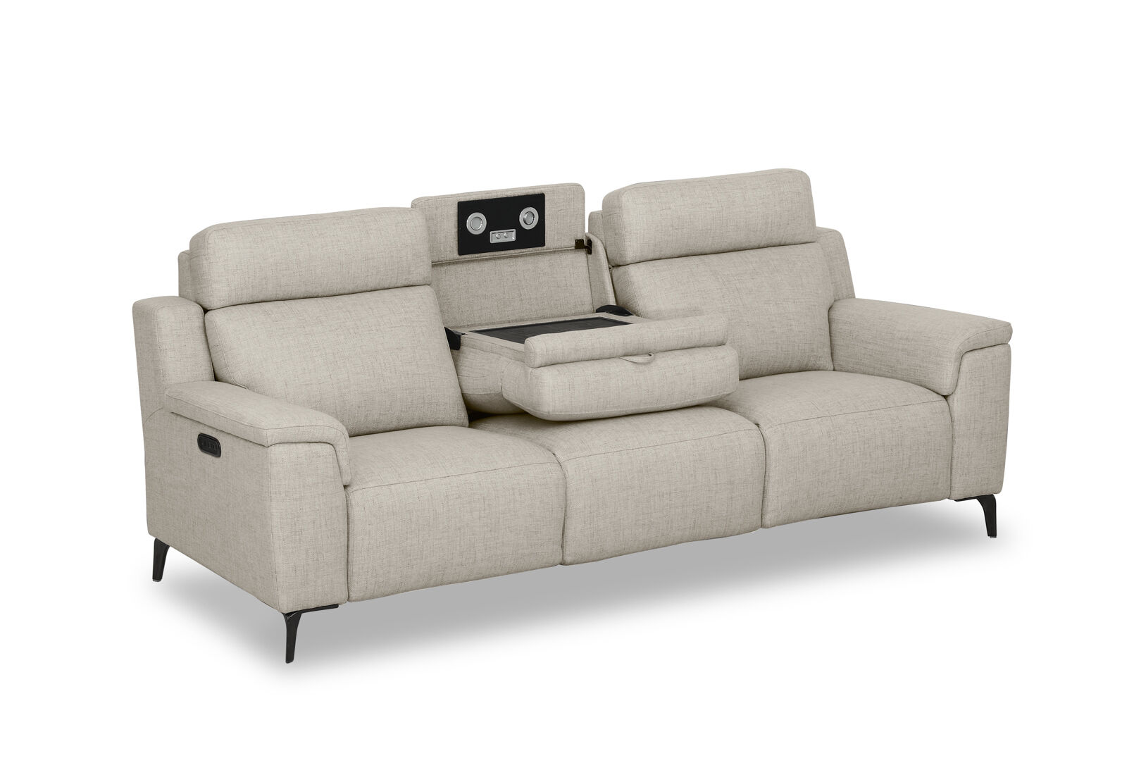 ARISTOTLE FABRIC - 3 Seater with Electric Recliners ARISTOTLE FABRIC