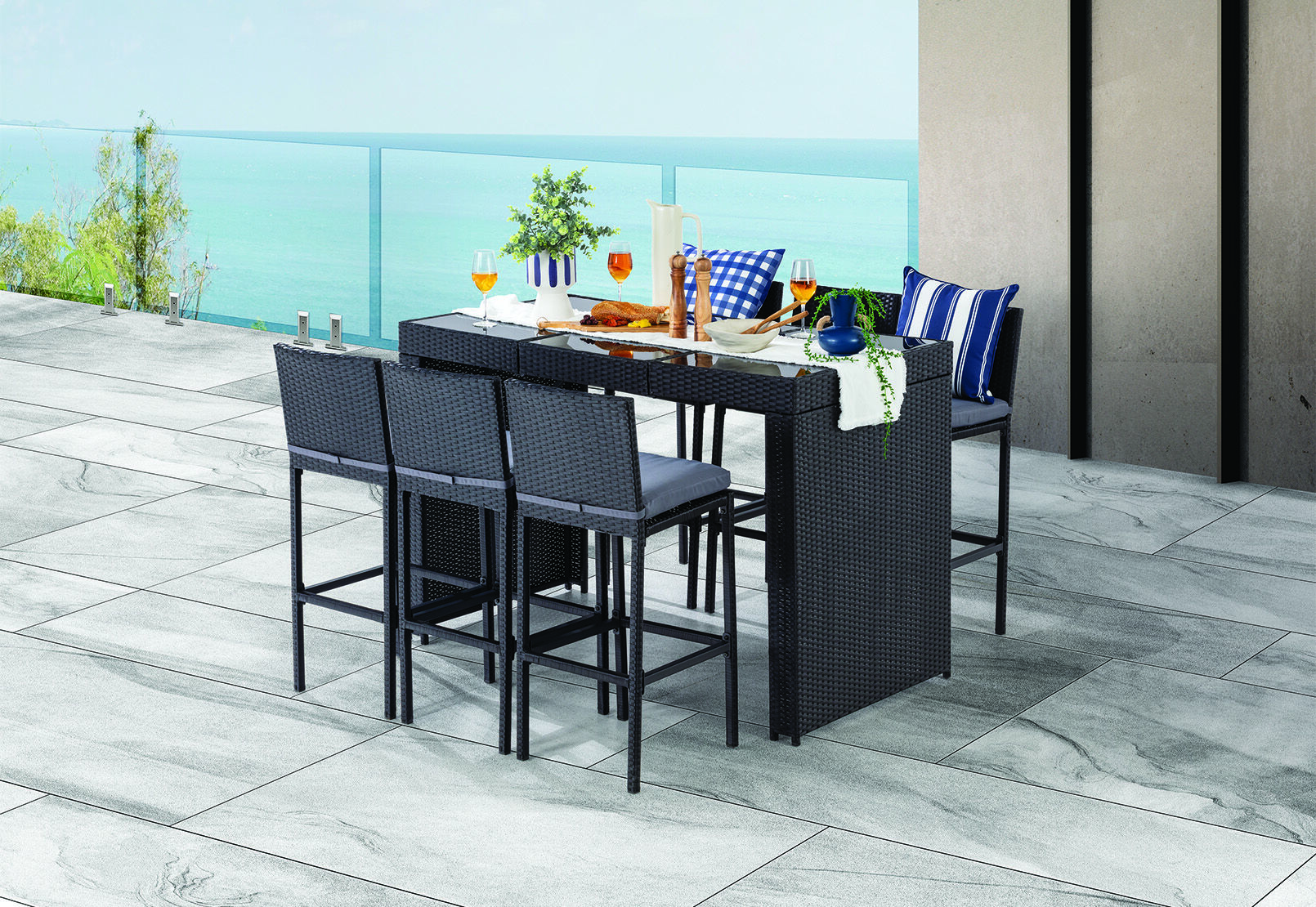 Amart bar table and chairs clearance