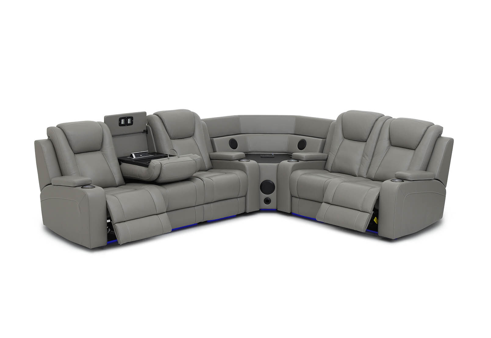 SENTINAL MK2 LEATHER - 5 Piece Corner with RHF 3 Seater SENTINAL MK2 LEATHER