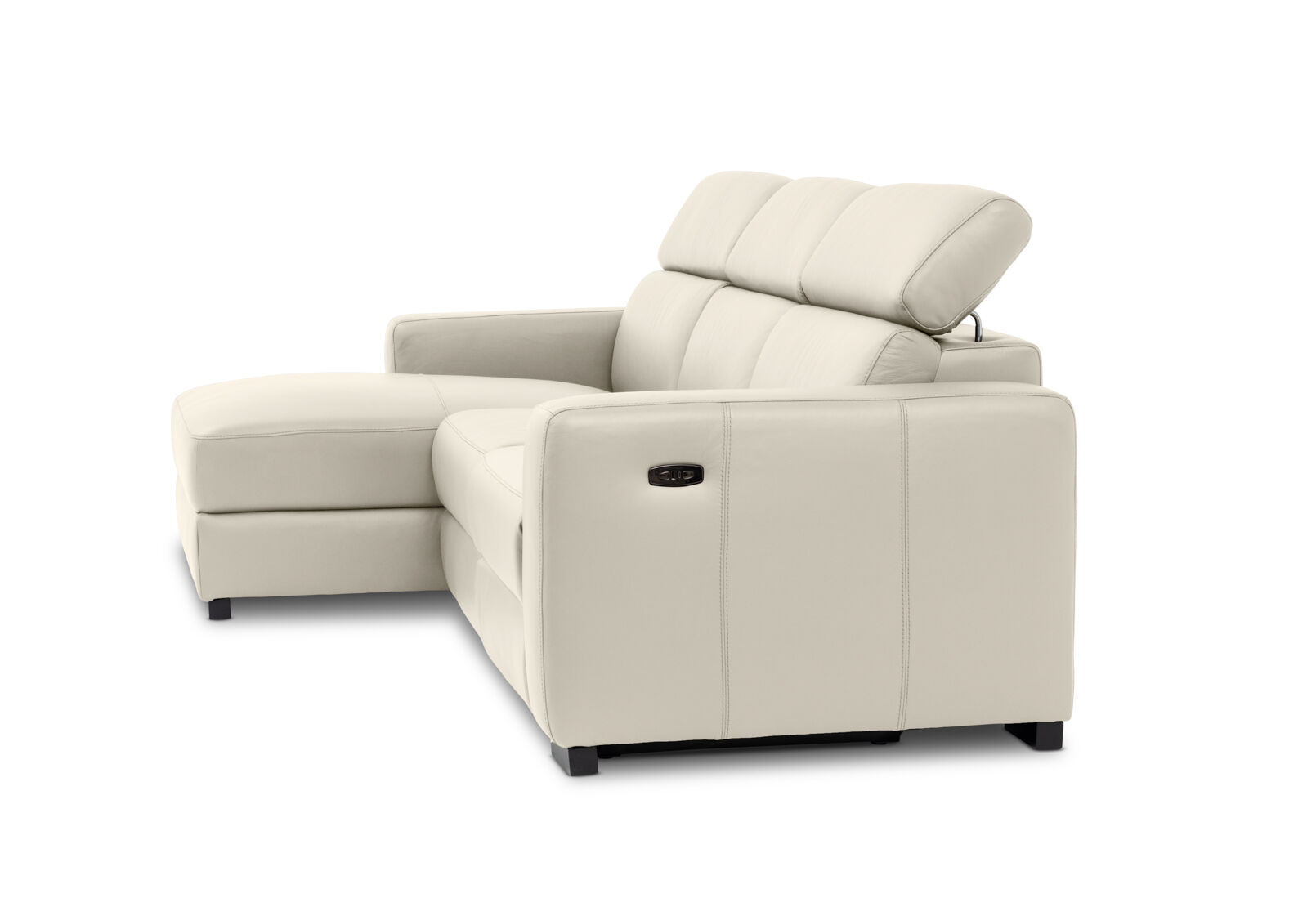 DAMIAN LEATHER - 3 Seater Sofa with LHF Chaise DAMIAN LEATHER