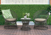 ORTIZ - Grey 3 Piece Outdoor Patio Set ORTIZ