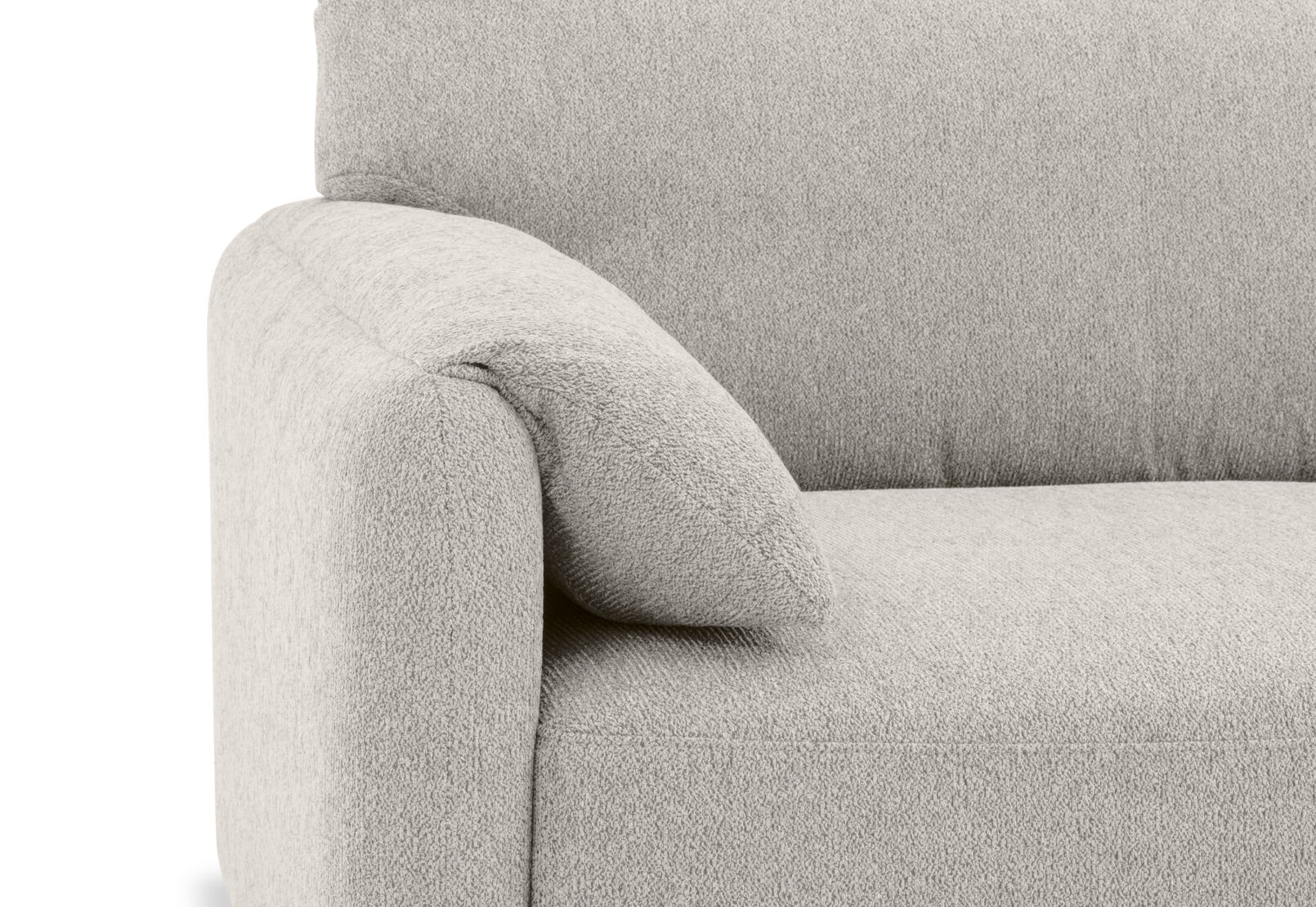 LIGHT GREY VARLEY FABRIC 2.5 Seater Sofa Fabric