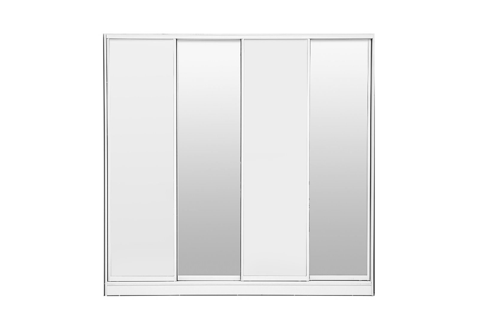 SPACEMASTER BABYLON - Extra Large Robe with 2 Panel Doors and 2 Mirrored Doors SPACEMASTER BABYLON