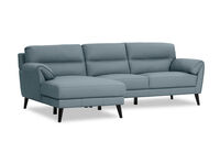 LYDIA LEATHER - 3 Seater LHF Chaise LYDIA LEATHER