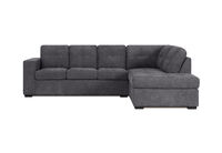DIAMOND FABRIC - Corner RHF Chaise with Sofa Bed DIAMOND FABRIC