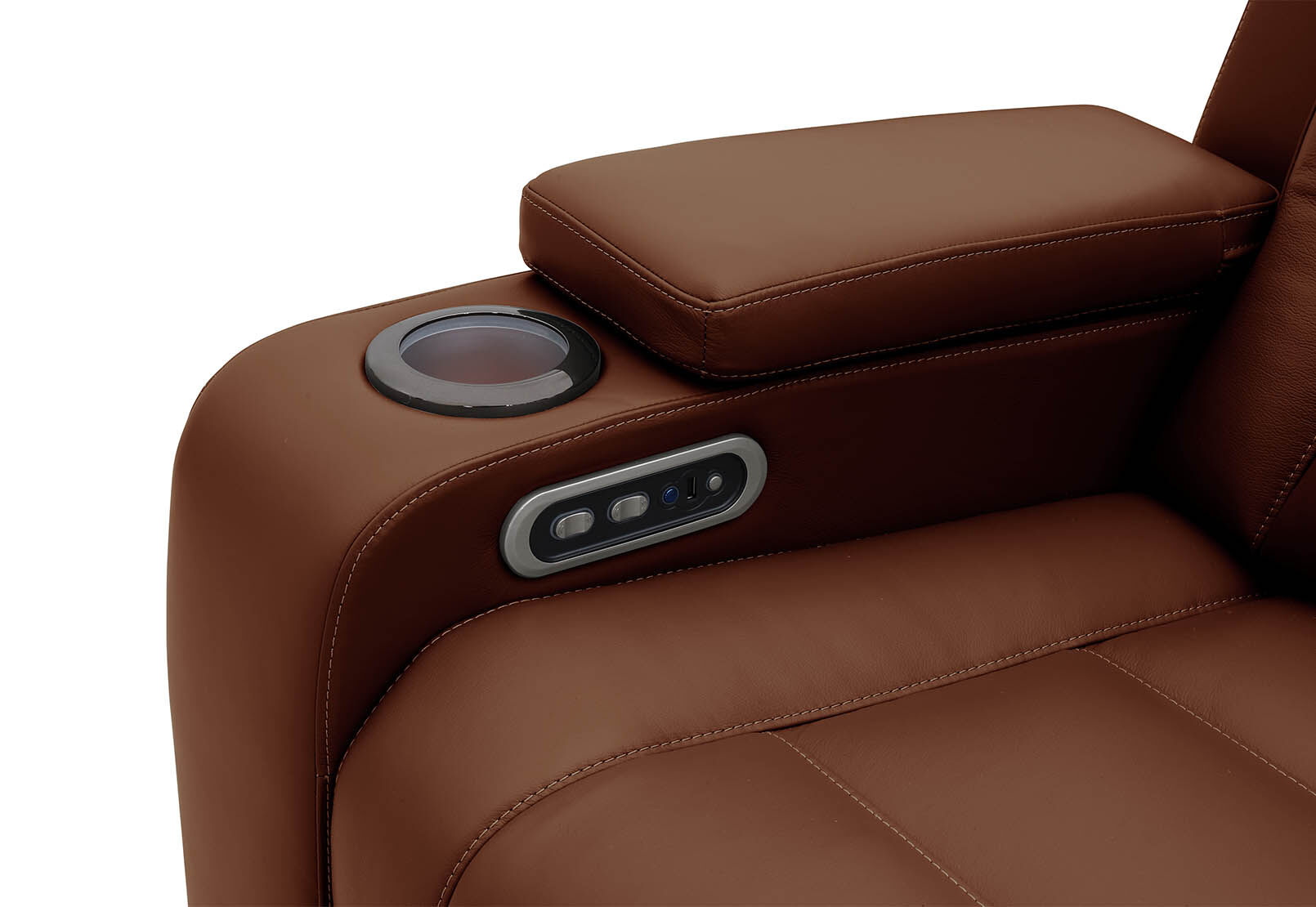 SENTINAL MK2 LEATHER - 5 Piece Corner with RHF Console SENTINAL MK2 LEATHER