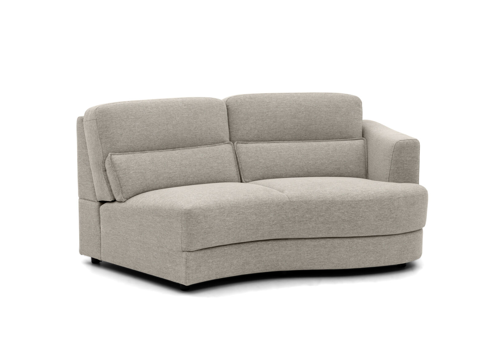 ELISEO FABRIC - 2 Seater RHF Curved Chair ELISEO FABRIC