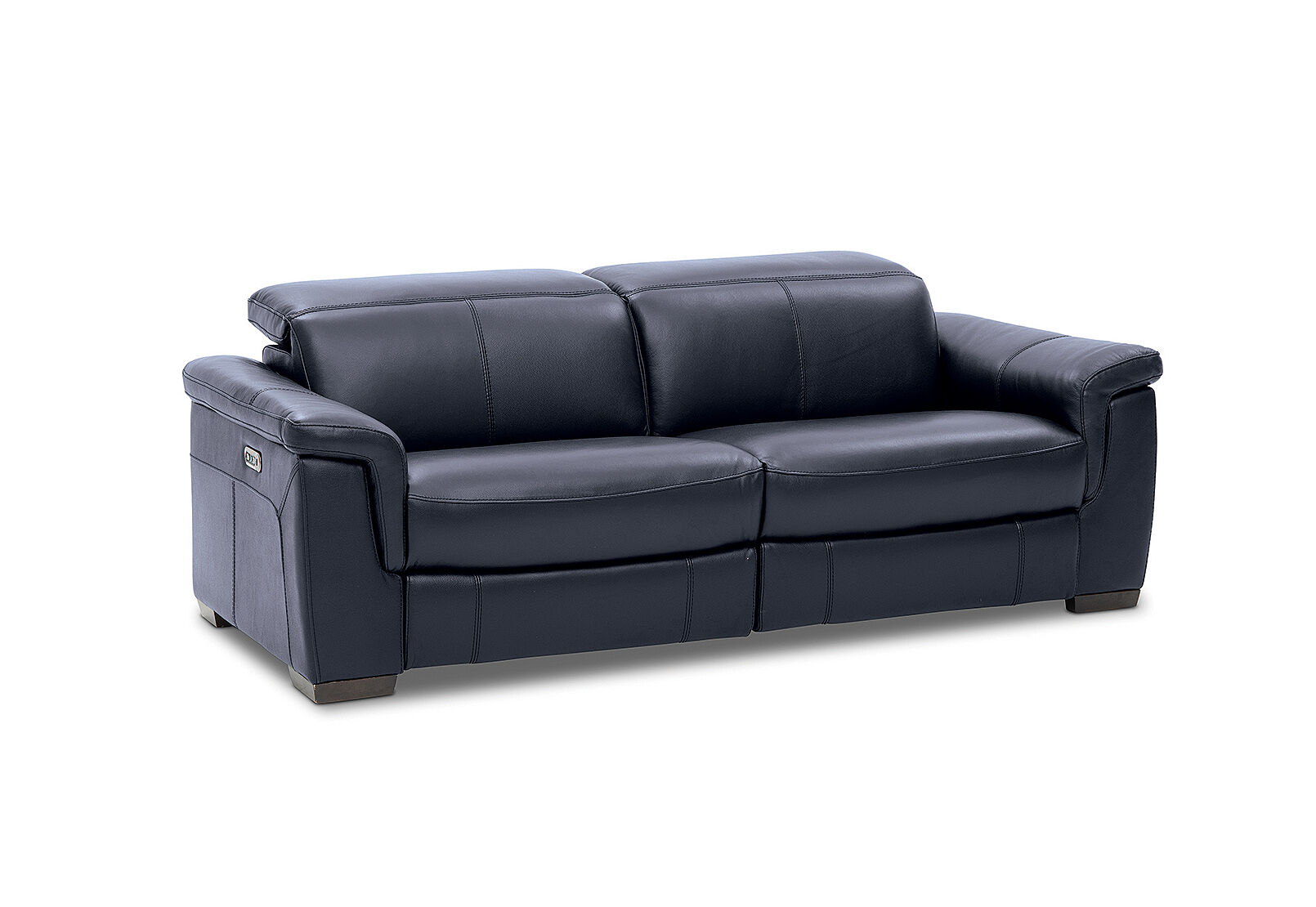 LUCIANO - Leather 2.5 Seater Sofa with 2 Electric Recliners LUCIANO