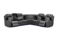 SENTINAL MK2 LEATHER - 5 Piece Corner with RHF Console SENTINAL MK2 LEATHER