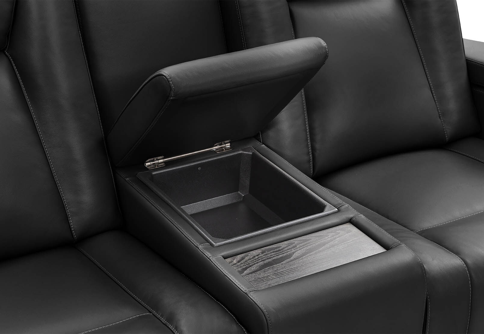 SENTINAL MK2 LEATHER - 2 Seater with 2 Electric Recliners and Console SENTINAL MK2 LEATHER