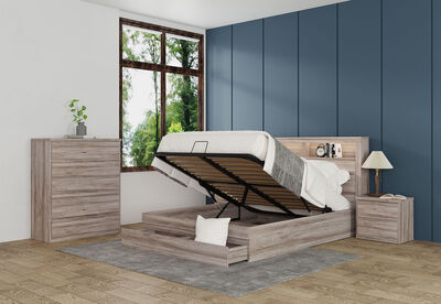 KINCAID - 4 Piece Queen Tall Chest Bedroom Suite.