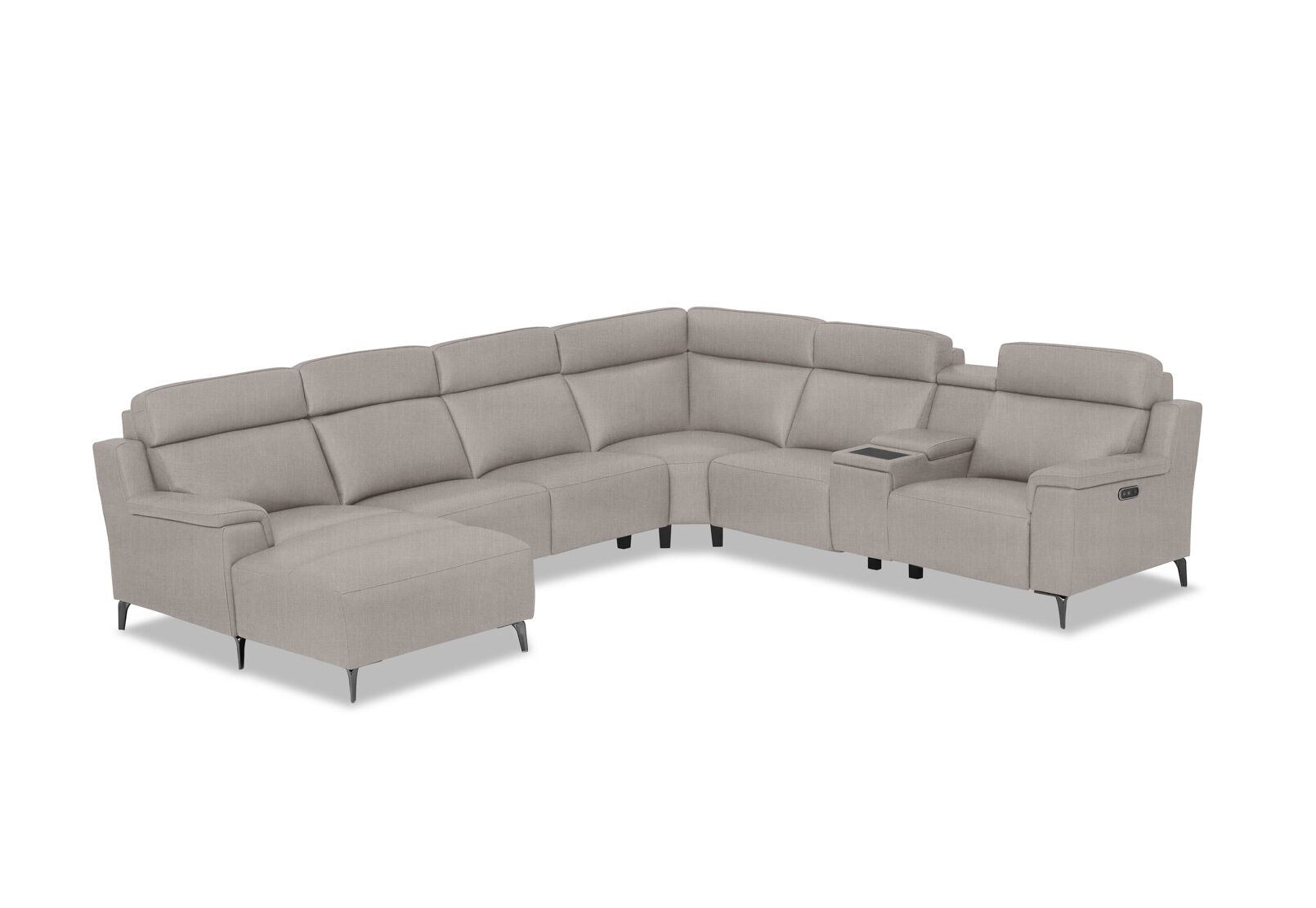 ARISTOTLE FABRIC - Corner LHF Chaise ARISTOTLE FABRIC