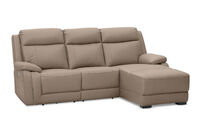 SAN MARCO - Leather 3 Seater Right-Hand Facing Chaise SAN MARCO