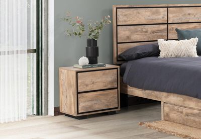 NICHOLSON - 2 Drawer Bedside