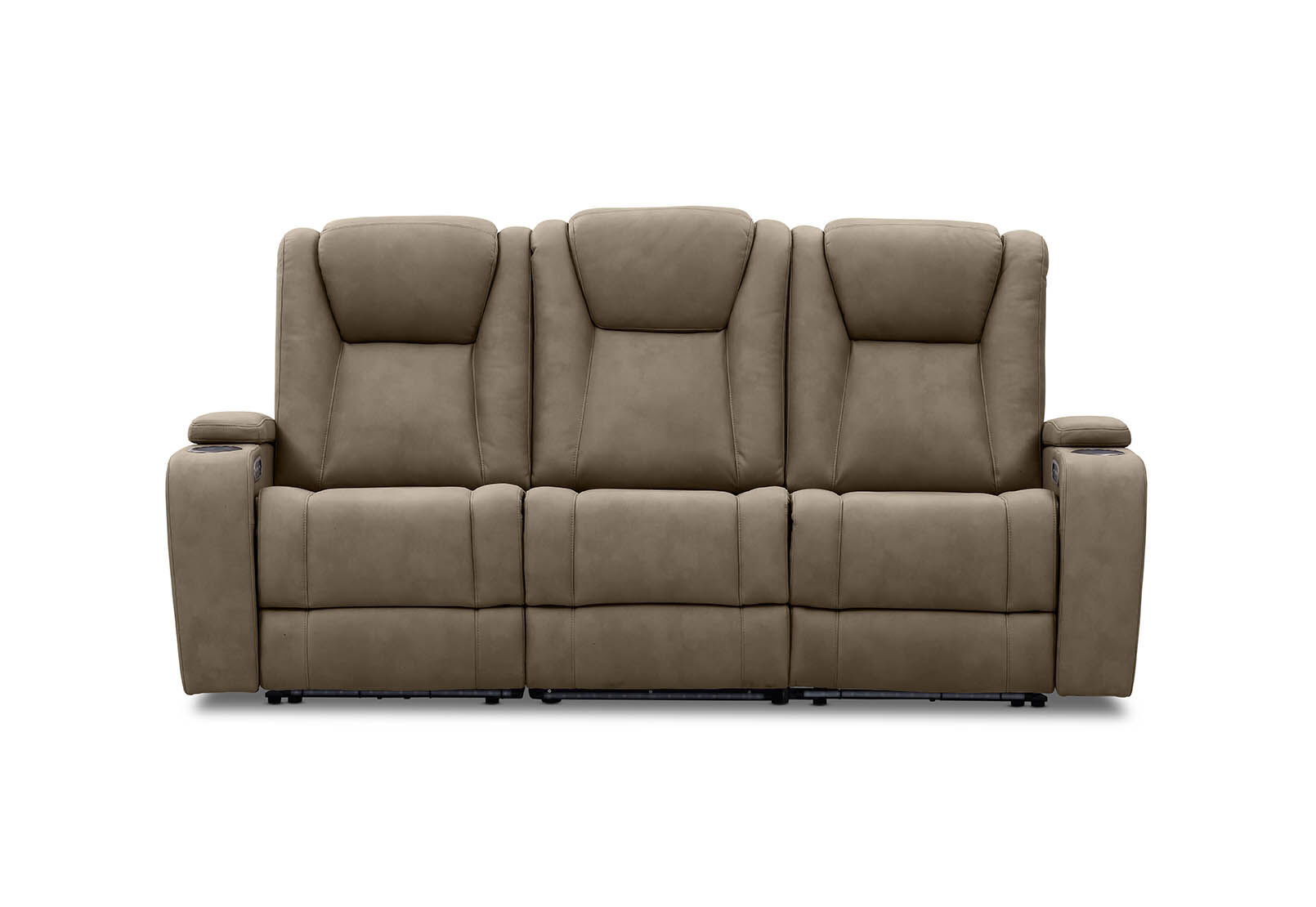 TAUPE SENTINAL MK2 Fabric 3 Seater