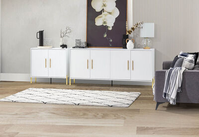 DELGADO - White 4 Door Buffet