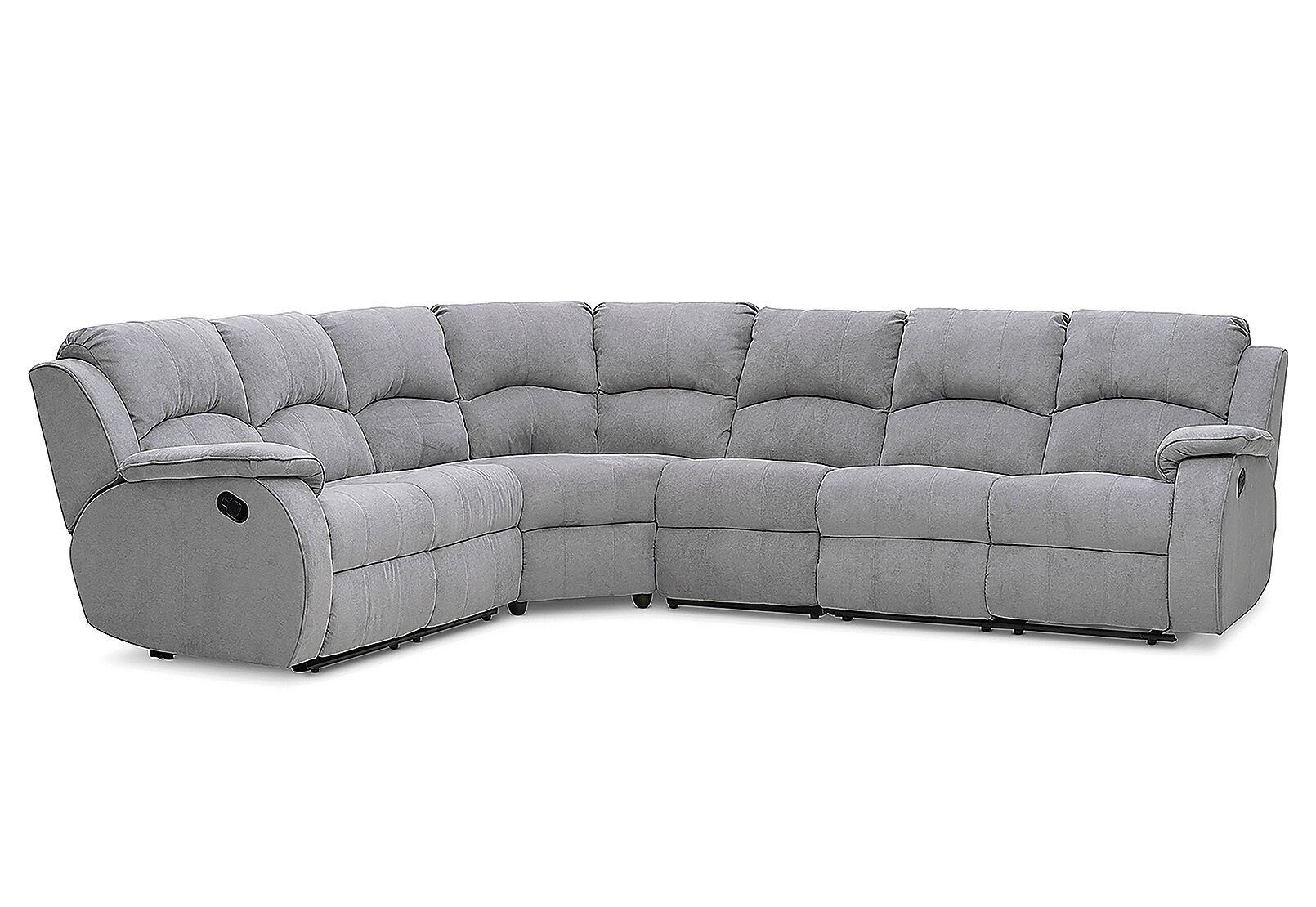 LIGHT GREY KAYDEN FABRIC Corner Lounge