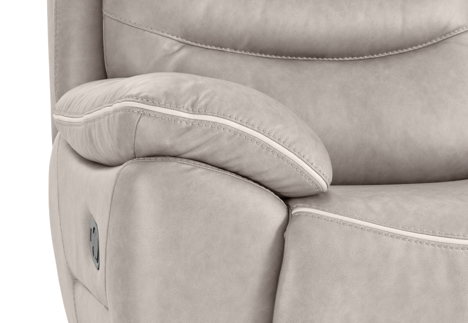 FEDERER FABRIC - 2 Seater with inbuilt Recliners FEDERER FABRIC