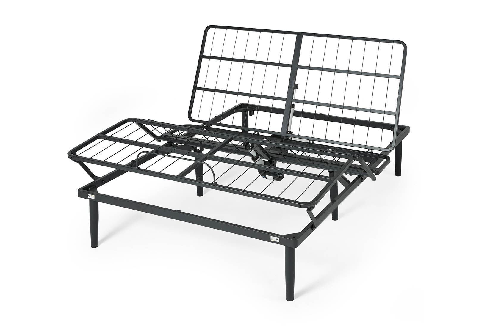 Black Brandt Electric Adjustable Queen Bed Base With Remote Amart Furniture Black Brandt Electric Adjustable Queen, King Size Electric Adjustable Bed Base