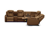SENTINAL MK2 LEATHER - 4 Piece Corner with LHF Console SENTINAL MK2 LEATHER