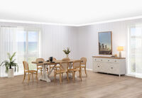 NORMANDY - 7 Piece Dining Suite with Toulouse Dining Chairs. NORMANDY