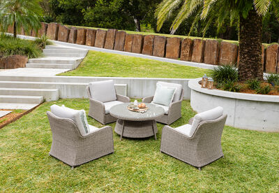 GISELE - 5 Piece Outdoor Dining Setting