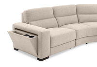 ELISEO FABRIC - 4 Seater Wedge Sofa ELISEO FABRIC