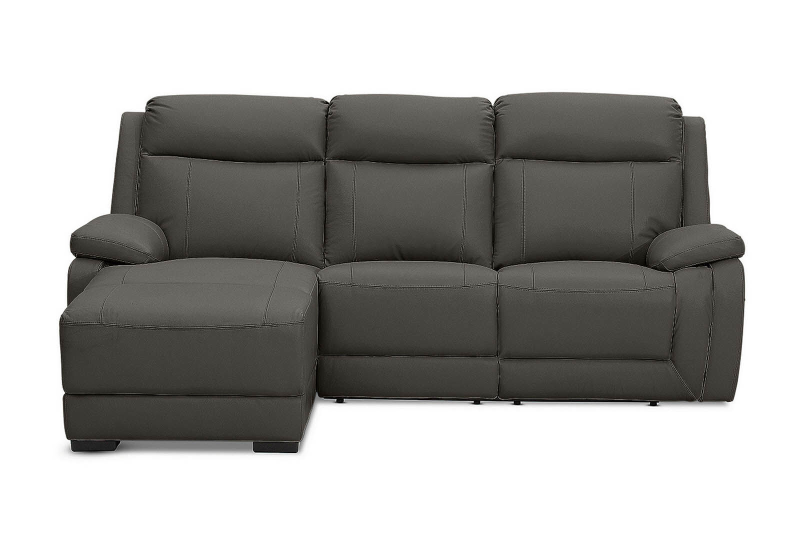 SAN MARCO - Leather 3 Seater Left-Hand Facing Chaise SAN MARCO