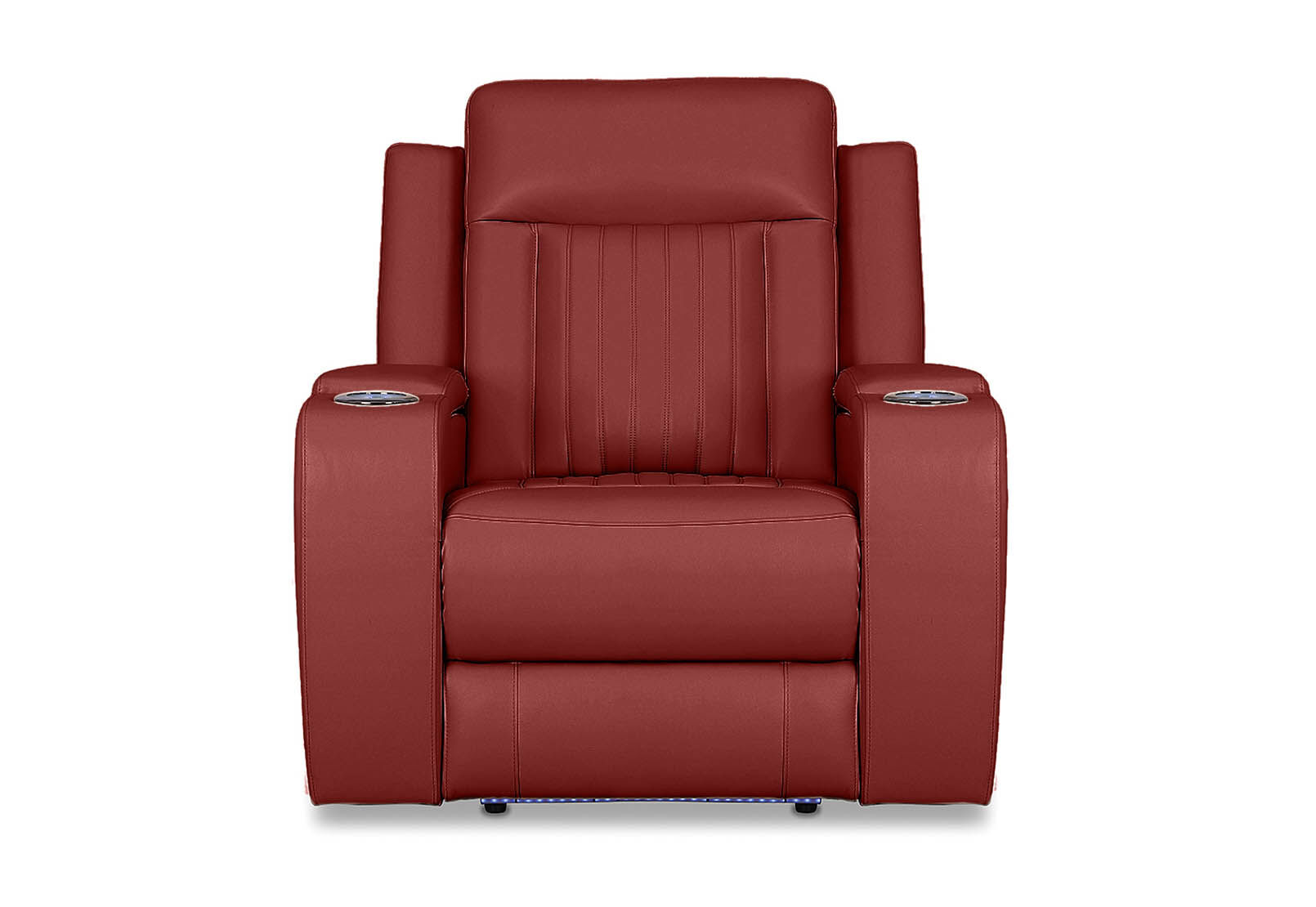 RED JULIUS Leather Electric Recliner
