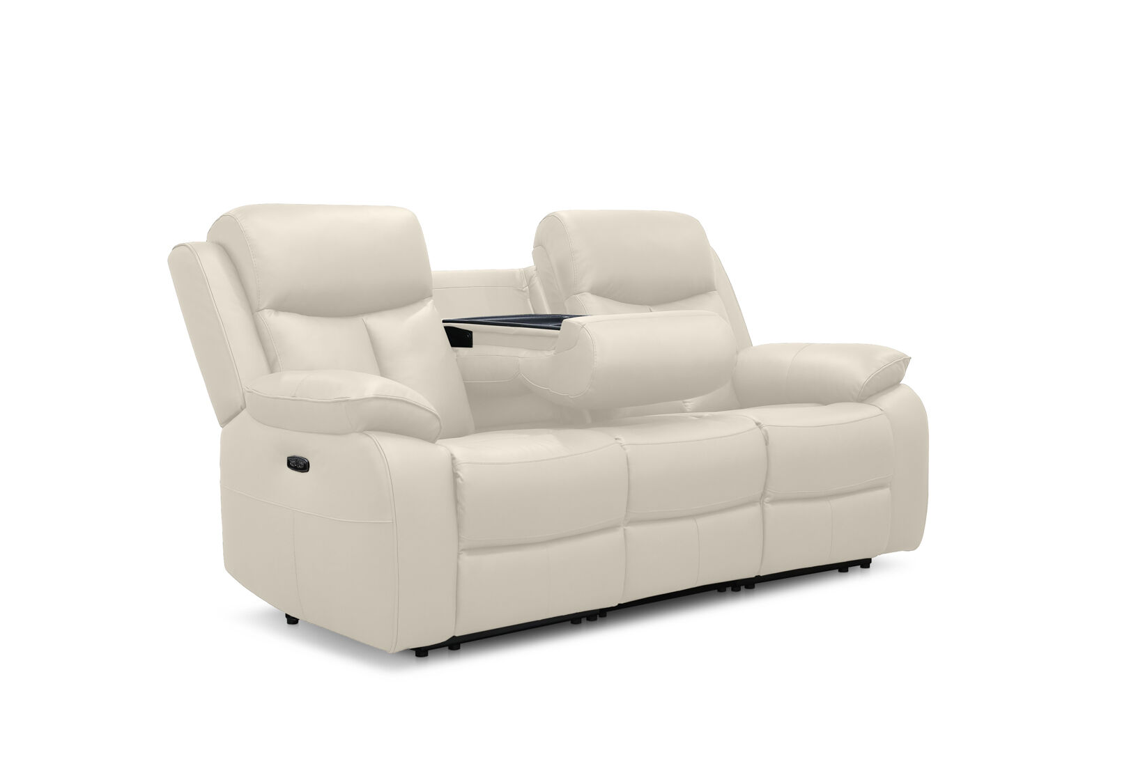 DACIA LEATHER - 3 Seater Sofa with 2 inbuilt Electric Recliners DACIA LEATHER
