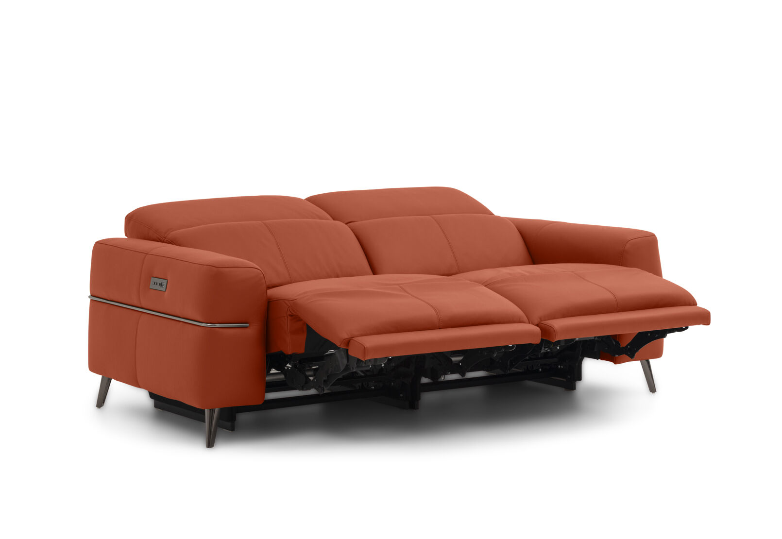 SERAFINI LEATHER - 2.5 Seater with Inbuilt Electric Recliners SERAFINI LEATHER