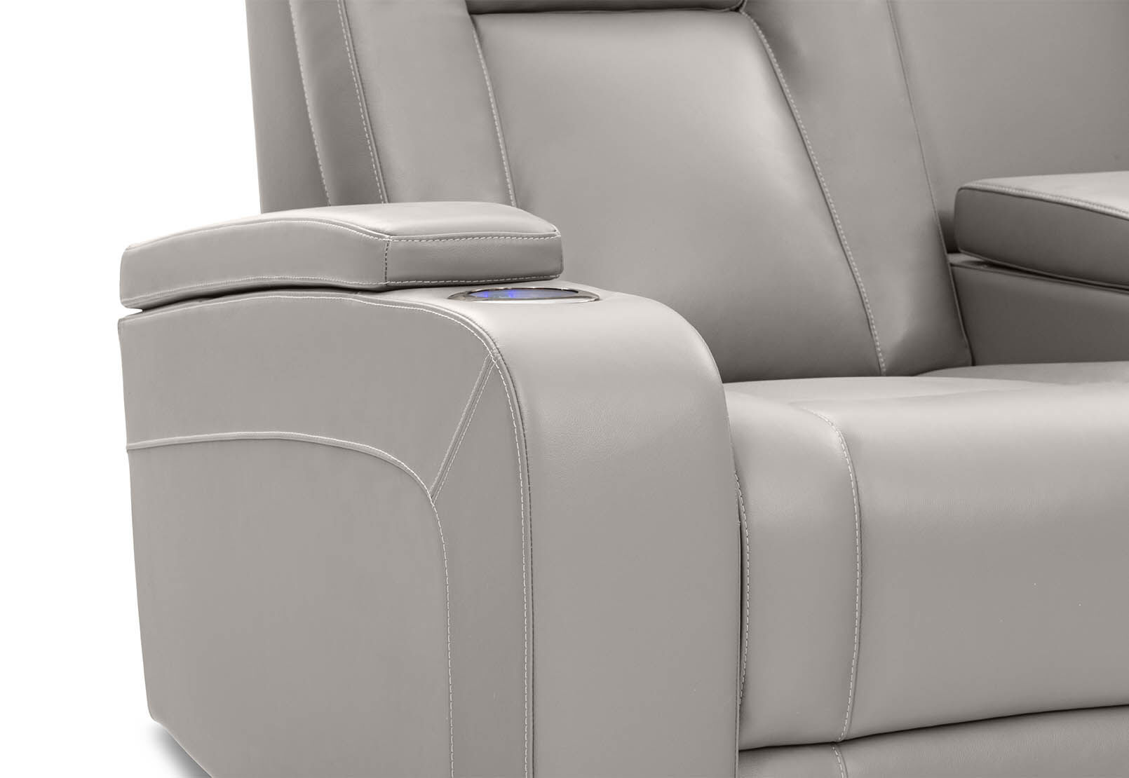 SENTINAL MK2 LEATHER - 2 Seater with 2 Electric Recliners and Console SENTINAL MK2 LEATHER