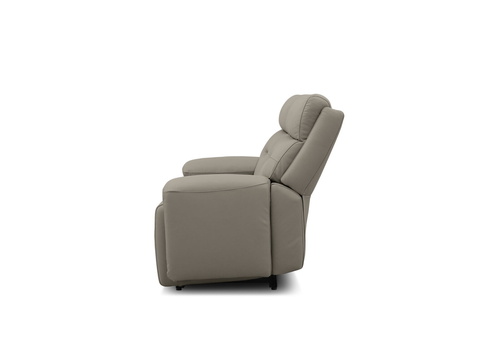 HOLLYWOOD LEATHER - Media 2 Seater with Electric Recliners HOLLYWOOD LEATHER
