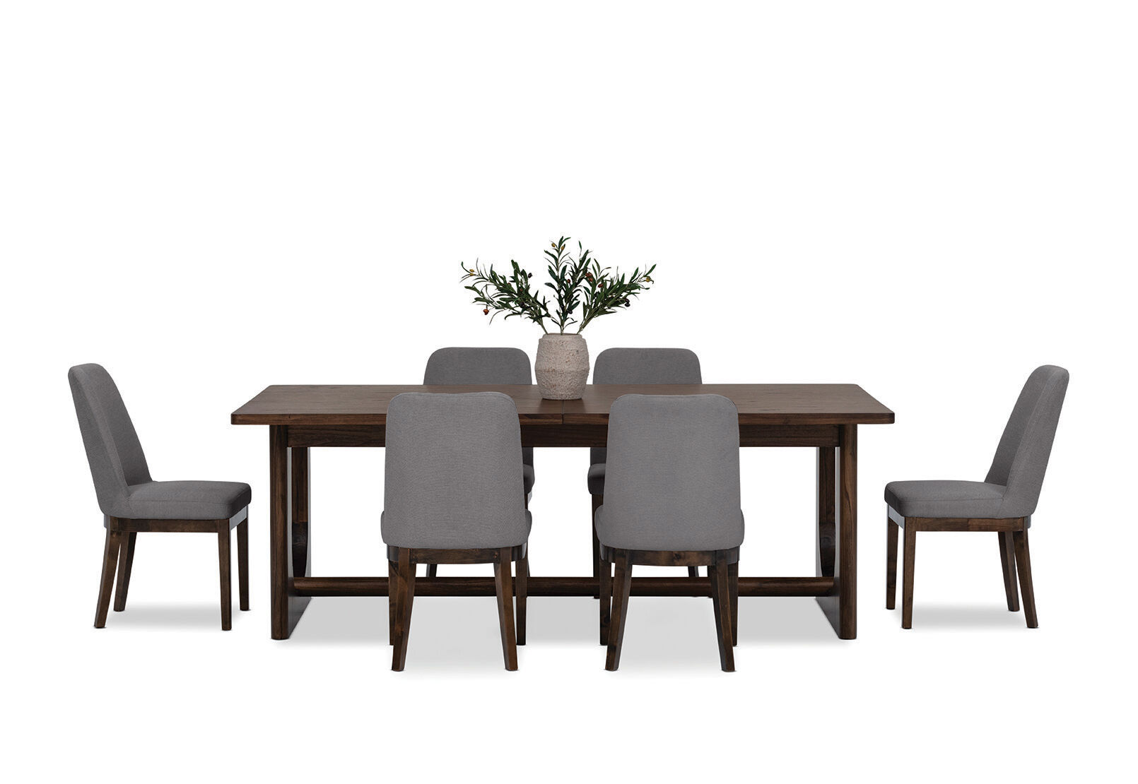 NICCOLO - 7 Piece Extension Dining Suite with Santino Dining Chairs NICCOLO