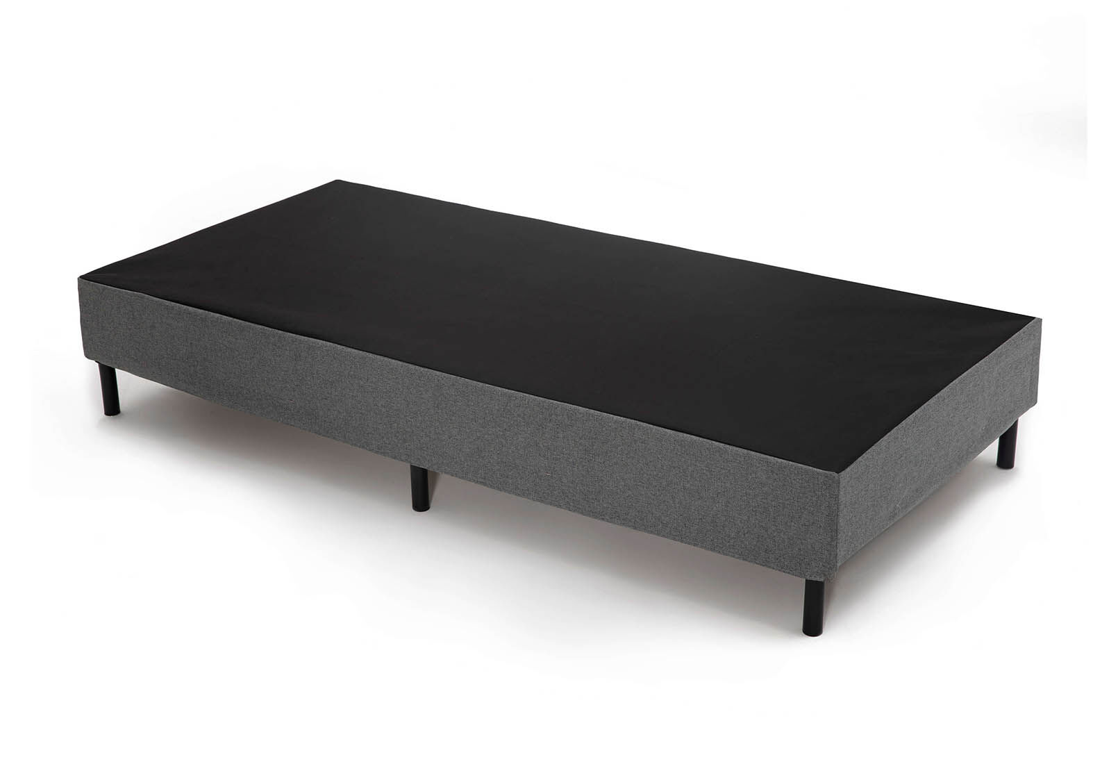 BLACK/GREY KLEIN Single Bed Base Amart Furniture