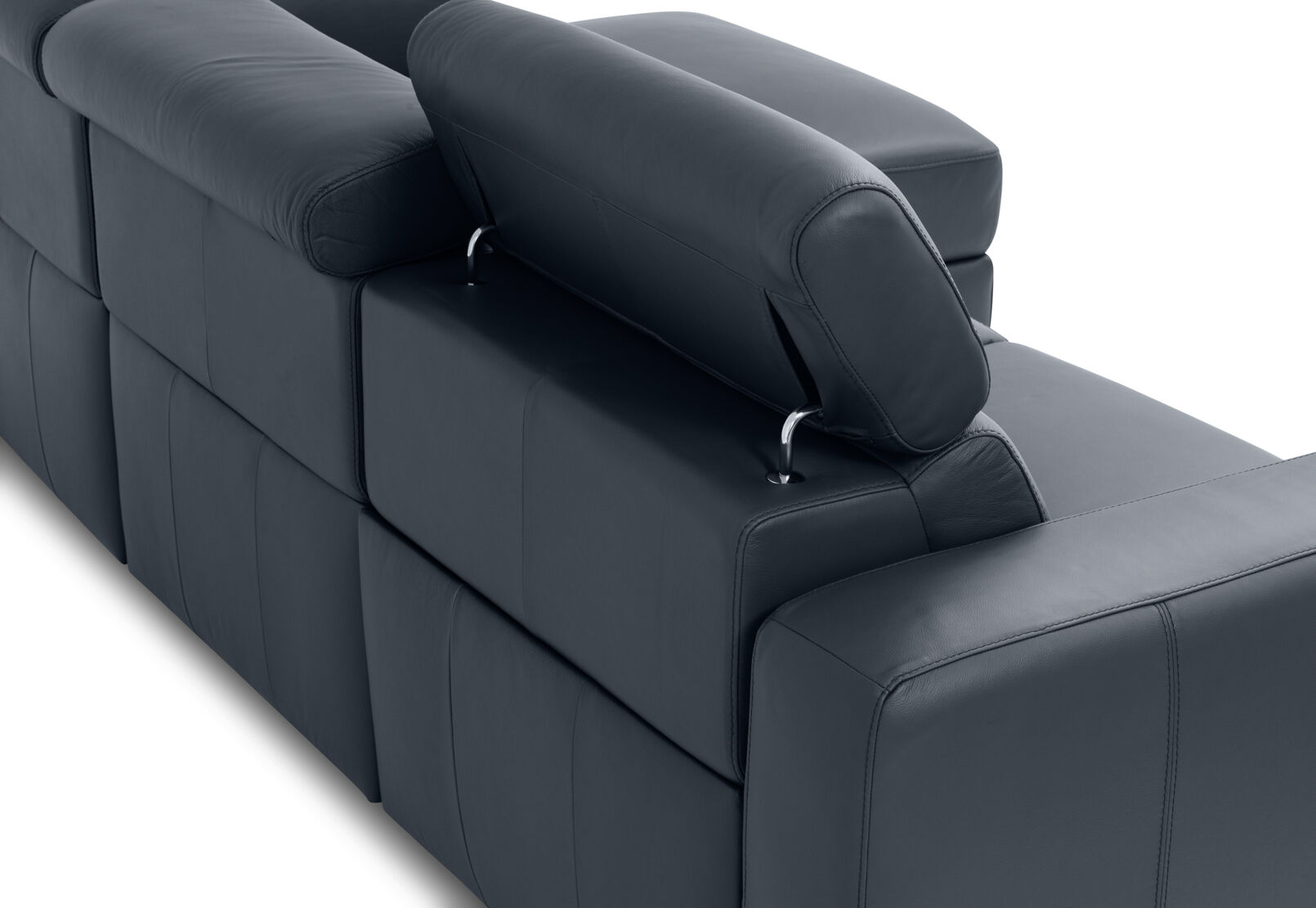 DAMIAN LEATHER - 3 Seater Sofa with RHF Chaise DAMIAN LEATHER