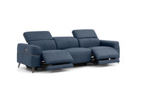 SERAFINI LEATHER - 3.5 Seater with 2 Inbuilt Electric Recliners SERAFINI LEATHER